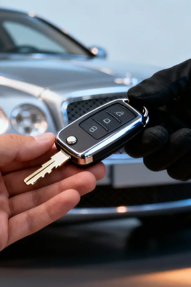 Ersetzter Funkschlüssel wird übergeben